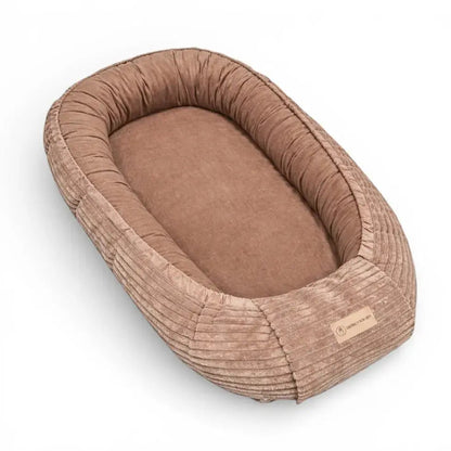 Babynest Cord creme – weich & mitwachsend