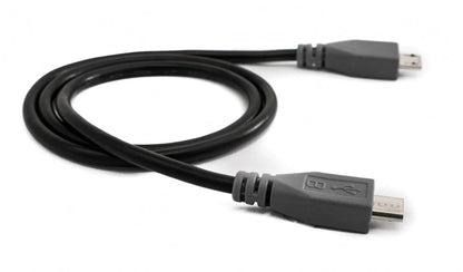 SYSTEM-S USB 2.0 Kabel 50 cm Micro B Stecker zu Stecker Adapter Schwarz