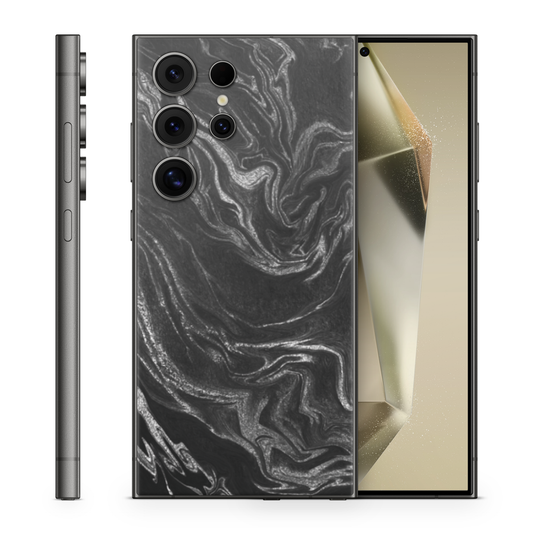 Galaxy S24 Ultra Skin Black Silver