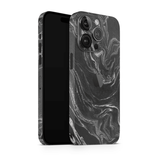 iPhone 16 Pro Skin Black Silver