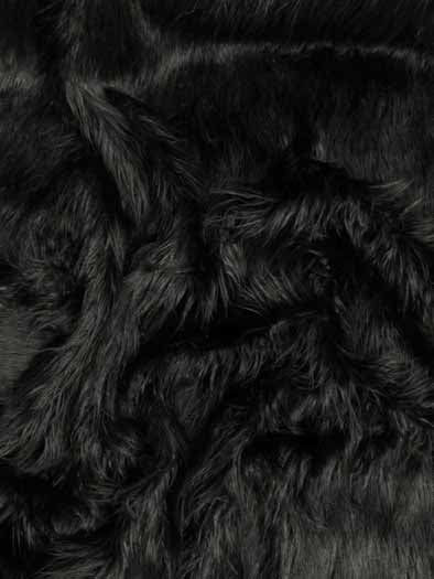 EcoShag™ Solid Mongolian Shaggy Fur – Langfloriges Kunstfell