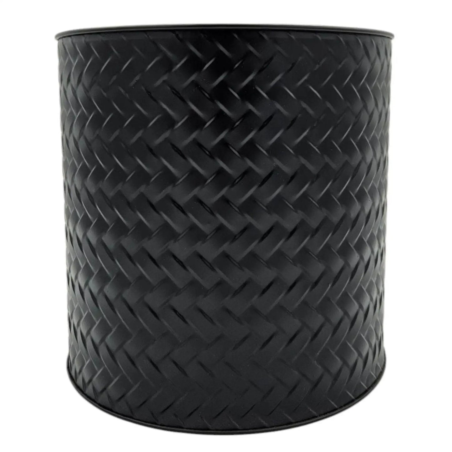 Blumentopf Übertopf Pflanzenkübel Topf Kübel 3er Set schwarz rund Metall Matt