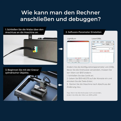 Creality Rotationswalze für Lasergraviermaschine