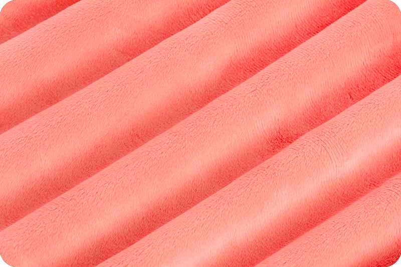 Shannon Minky Cuddle 3 - Coral