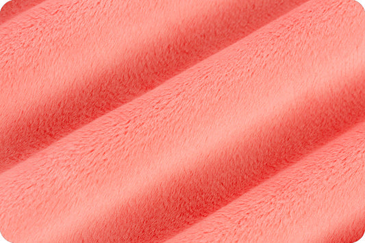 Shannon Minky Cuddle 3 - Coral