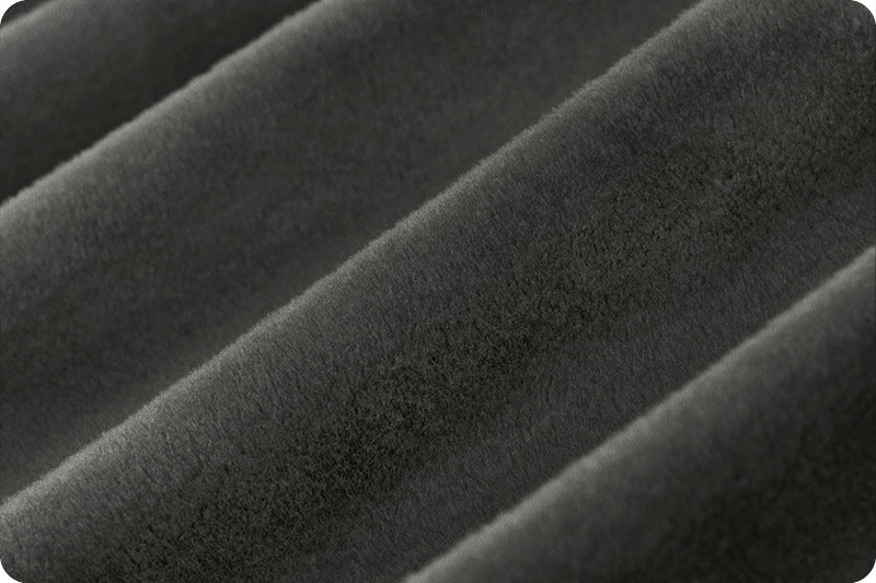 Shannon Minky Cuddle 3 - Gun Metal