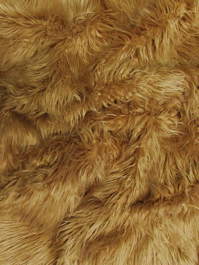 EcoShag™ Solid Mongolian Shaggy Fur – Langfloriges Kunstfell