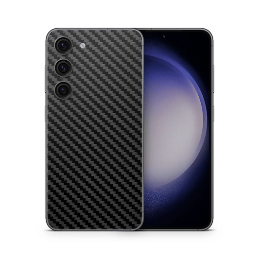 Galaxy S23 Plus Skin Carbon Schwarz