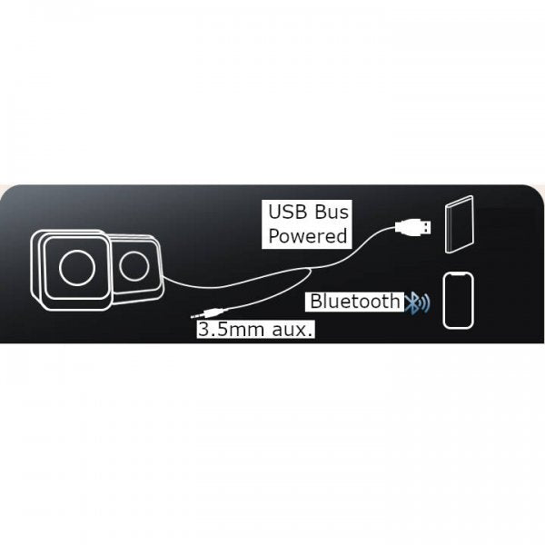 S3 Lautsprecher Stereo Subwoofer Audio 3.5 mm AUX Klinke mit RGB LED