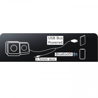 S3 Lautsprecher Stereo Subwoofer Audio 3.5 mm AUX Klinke mit RGB LED