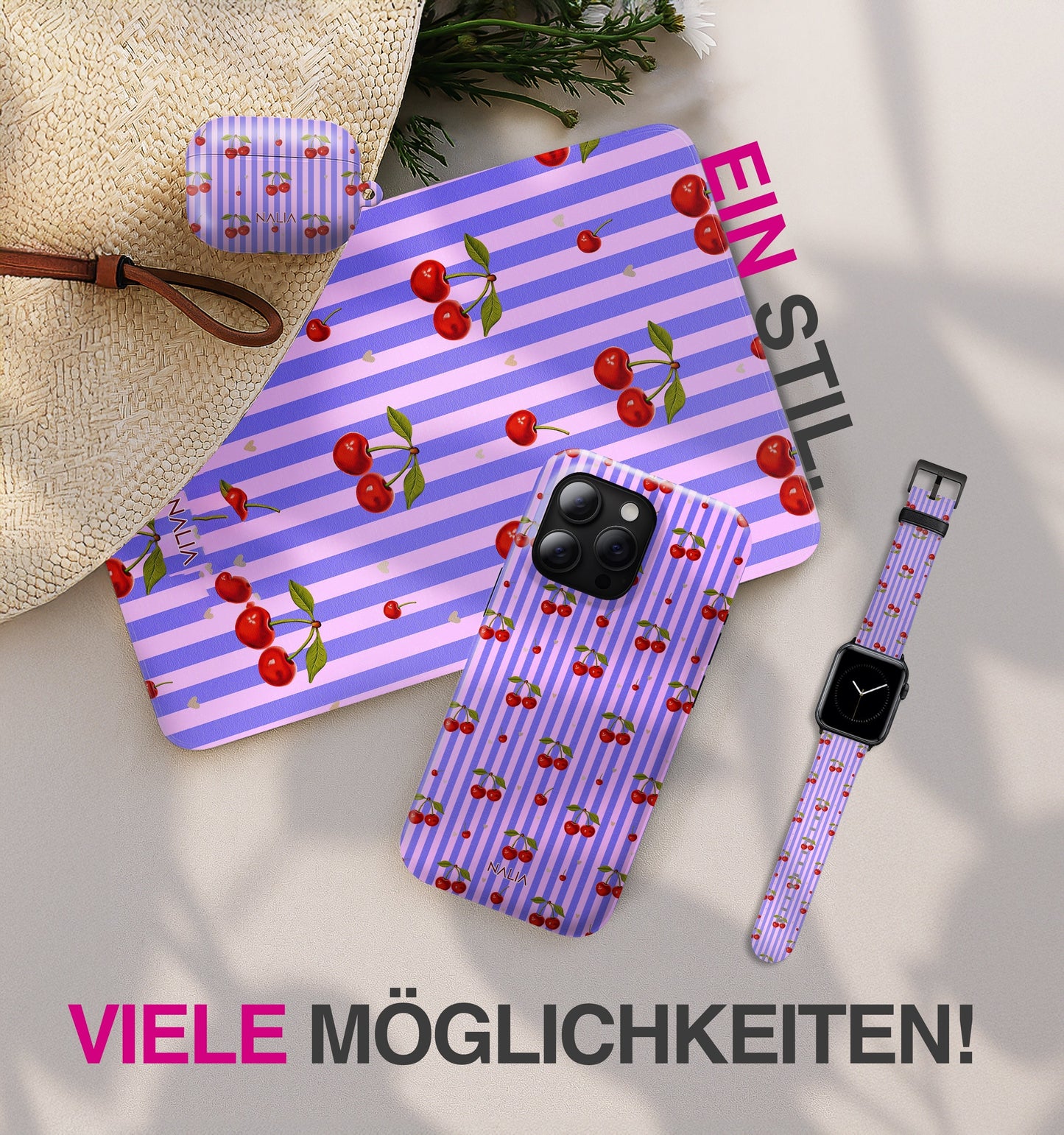Cherie - Apple Watch Armband 44-49mm & 42 (Serie 1-3)