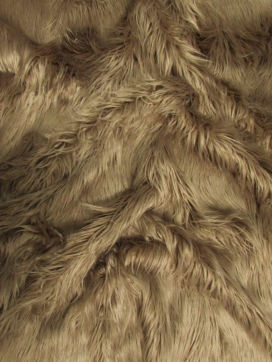 EcoShag™ Solid Mongolian Shaggy Fur – Langfloriges Kunstfell