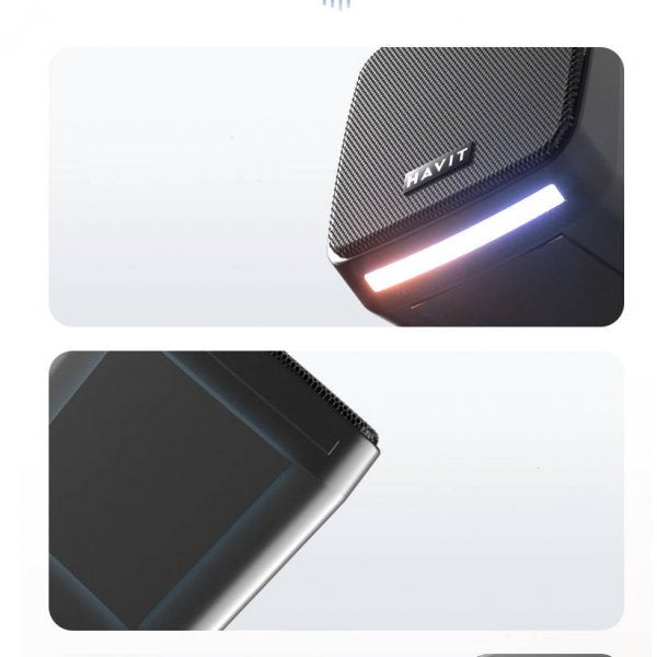 S3 Lautsprecher Stereo Subwoofer Audio 3.5 mm AUX Klinke mit RGB LED