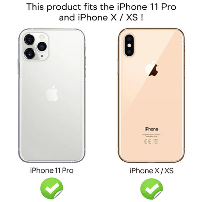 NALIA Schutzglas kompatibel mit iPhone 11 Pro / iPhone X XS, 5D Full-Cover Displayschutz 9H gehärtete Glas-Schutzfolie Bildschirm-Abdeckung, Schutz-Film Screen Protector Tempered Glass