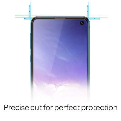 NALIA (2-Pack) Schutzglas kompatibel mit Samsung Galaxy S10e, 9H Full-Cover Screen Display Schutz, Handy Schutzfolie Bildschirm-Abdeckung Schutz-Film Protector Tempered Glass - Transparent Schwarz