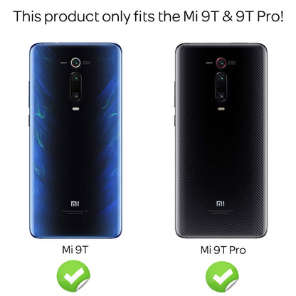NALIA (2-Pack) Schutzglas kompatibel mit Xiaomi Mi 9T Pro Glas, 9H Full-Cover Screen Display Schutz, Handy Schutzfolie Bildschirm-Abdeckung Film Protector Tempered Glass Klar - Transparent Schwarz