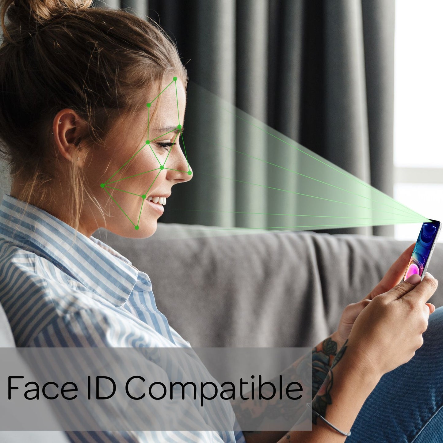 NALIA 4x Schutzglas & 1x Schablone - Set kompatibel mit iPhone 13 Pro Max Glas, 9H Full-Screen Glasfolie [Case-Friendly] mit Applikator, einfache Installation, hoher Handy Displayschutz - Transparent