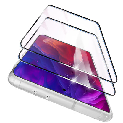 NALIA 2x Schutzglas für Samsung Galaxy S24 Plus – Montagerahmen & 9H Full-Screen – ARMORGLASSX PRO (Glasfolie Transparent & Case-Friendly) – Marke aus Berlin