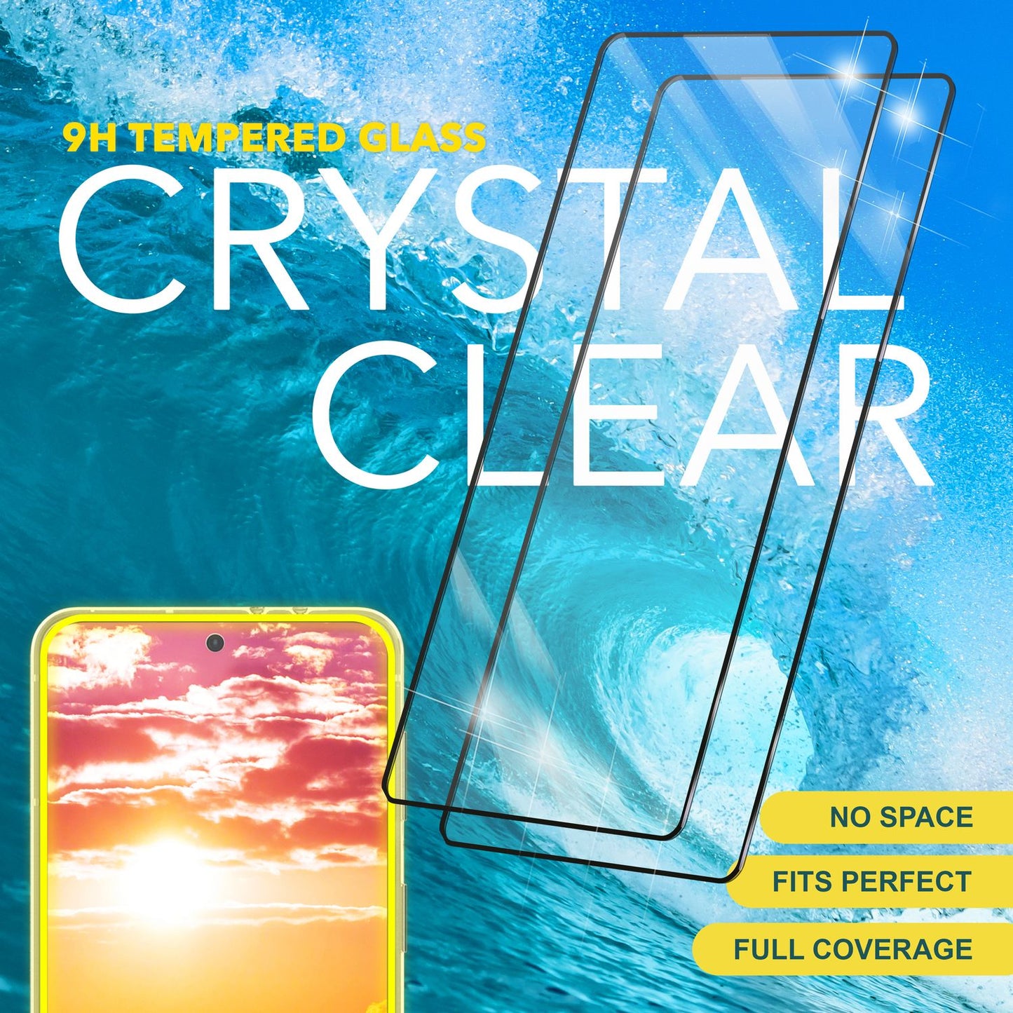 NALIA 2x Schutzglas für Samsung Galaxy S24 Plus – Montagerahmen & 9H Full-Screen – ARMORGLASSX PRO (Glasfolie Transparent & Case-Friendly) – Marke aus Berlin