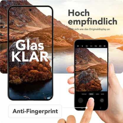 NALIA 2x Schutzglas für Samsung Galaxy S25 Plus – Montagerahmen & 9H Full-Screen – ARMORGLASSX PRO (Glasfolie Transparent & Case-Friendly) – Marke aus Berlin
