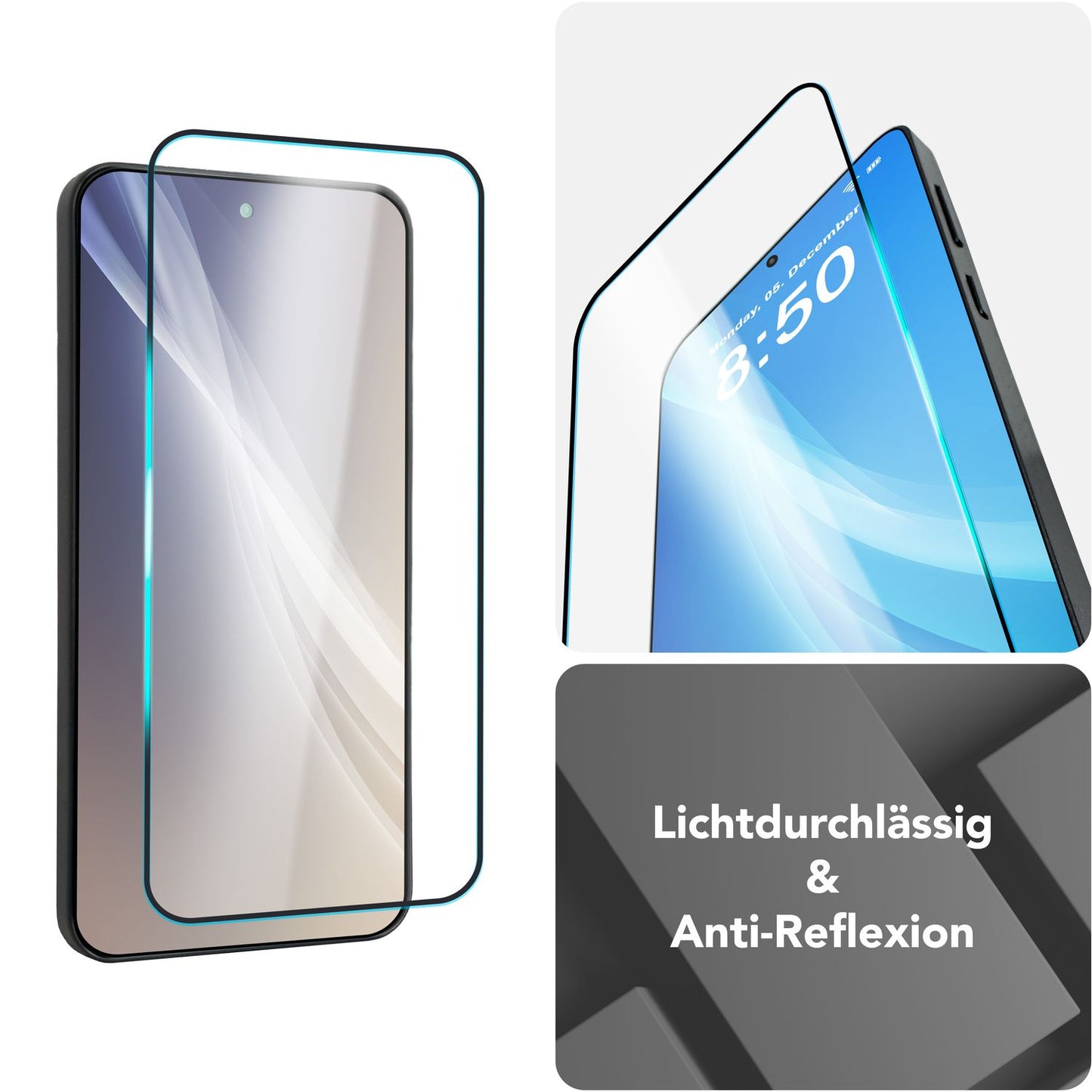 NALIA 2x Schutzglas für Samsung Galaxy S25 Plus – Montagerahmen & 9H Full-Screen – ARMORGLASSX PRO (Glasfolie Transparent & Case-Friendly) – Marke aus Berlin