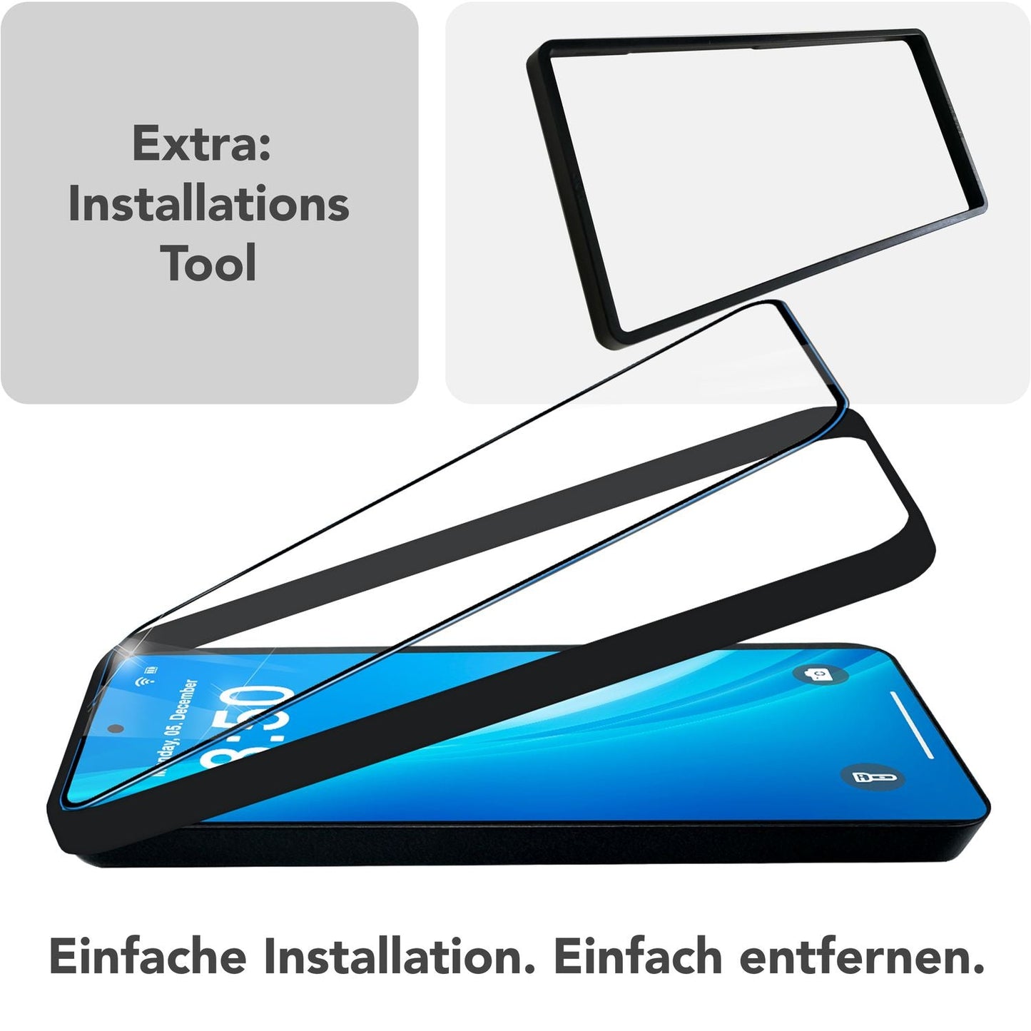 NALIA 2x Schutzglas für Samsung Galaxy S25 Ultra – Montagerahmen & 9H Full-Screen – ARMORGLASSX PRO (Glasfolie Transparent & Case-Friendly) – Marke aus Berlin