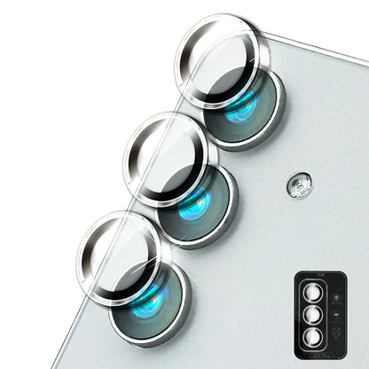 NALIA Glas Kameraschutzringe für Samsung Galaxy S25 Plus – Linsenschutz & Case Friendly – FOCUS.PRO CLX (9H Härtegrad & Montagerahmen) – Marke aus Berlin