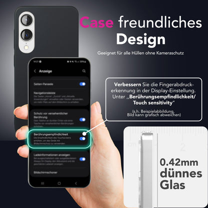 NALIA Blickschutzglas für Samsung Galaxy S25 Edge – Härte 9H & Kratzfest – ANTISPYX (Privacy Full-Cover) – Marke aus Berlin