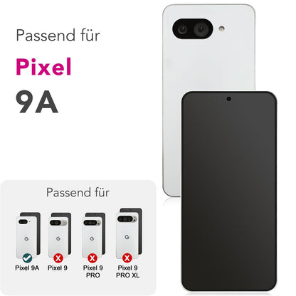 NALIA Blickschutzglas für Google Pixel 9a – Härte 9H & Kratzfest – ANTISPYX (Privacy Full-Cover) – Marke aus Berlin