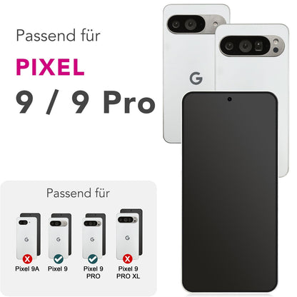 NALIA Blickschutzglas für Google Pixel 9 / 9 Pro – Härte 9H & Kratzfest – ANTISPYX (Privacy Full-Cover) – Marke aus Berlin