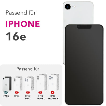 NALIA Schutzglas für Apple iPhone 16e / 17e – 9H Full-Screen Schutz & Hüllenfreundlich – ARMORGLASSX (Display Glasfolie Transparent & 9H Härte) – Marke aus Berlin