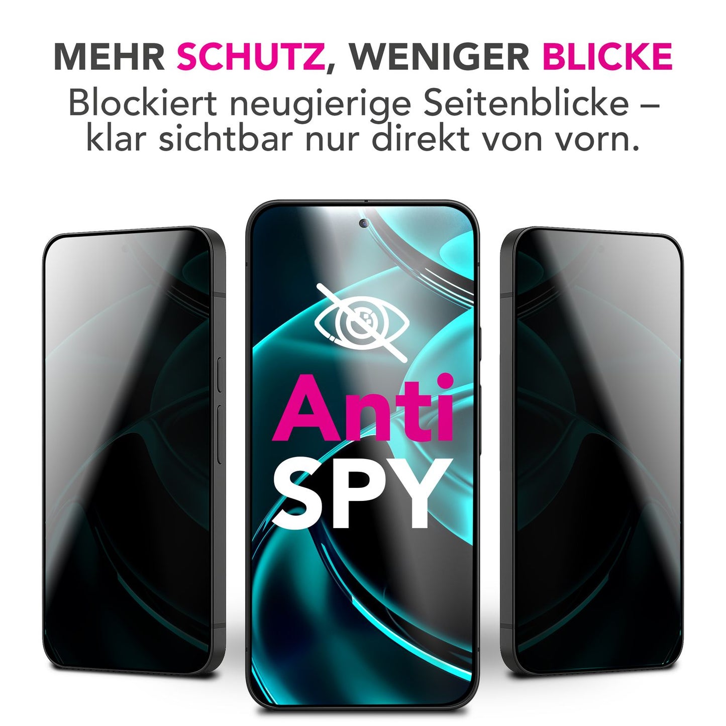 NALIA Blickschutzglas für Google Pixel 10 Pro XL – Härte 9H & Kratzfest – ANTISPYX (Privacy Full-Cover) – Marke aus Berlin