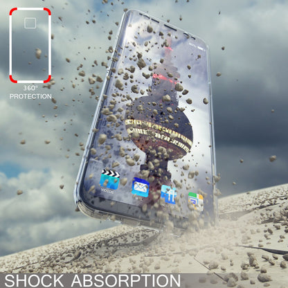 NALIA 360 Grad Hülle für Samsung Galaxy S8, Full Cover Handy Schutzhülle Case