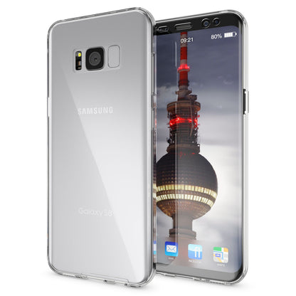 NALIA 360 Grad Hülle für Samsung Galaxy S8 Plus, Full Cover Rundum Doppel Schutz