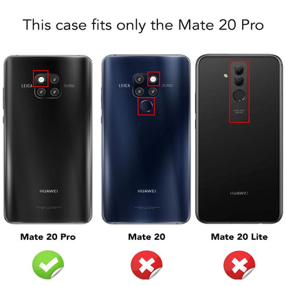 NALIA 360 Grad Hülle kompatibel mit Huawei Mate20 Pro, Full Cover Rundum Doppel-Schutz, Dünnes Ganzkörper Case Silikon Etui Handytasche, Displayschutz & Rückseite Handyhülle