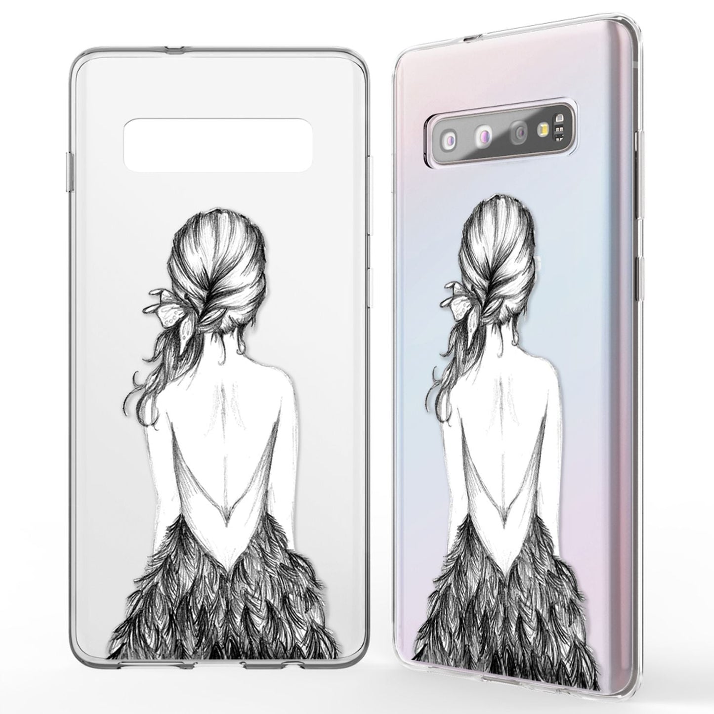 NALIA Hülle kompatibel mit Samsung Galaxy S10, Motiv Handyhülle Slim Silikon Case Cover Schutzhülle Dünn Durchsichtig, Etui Handy-Tasche Backcover Transparent Bumper Skin