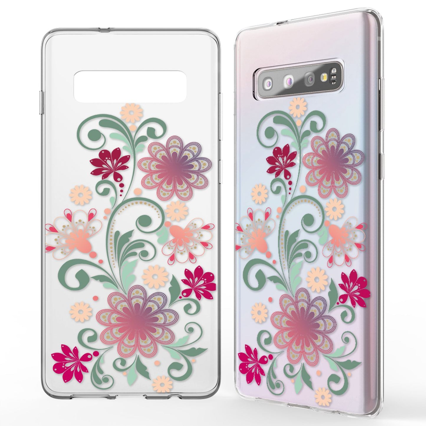 NALIA Hülle kompatibel mit Samsung Galaxy S10, Motiv Handyhülle Slim Silikon Case Cover Schutzhülle Dünn Durchsichtig, Etui Handy-Tasche Backcover Transparent Bumper Skin
