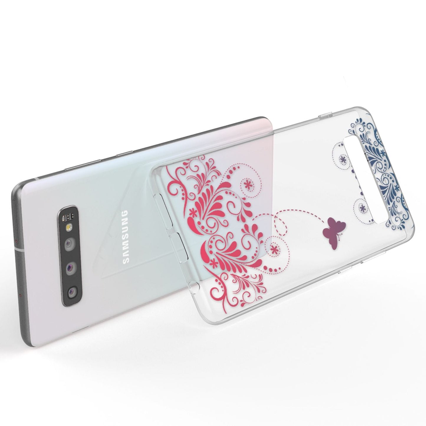 NALIA Hülle kompatibel mit Samsung Galaxy S10, Motiv Handyhülle Slim Silikon Case Cover Schutzhülle Dünn Durchsichtig, Etui Handy-Tasche Backcover Transparent Bumper Skin