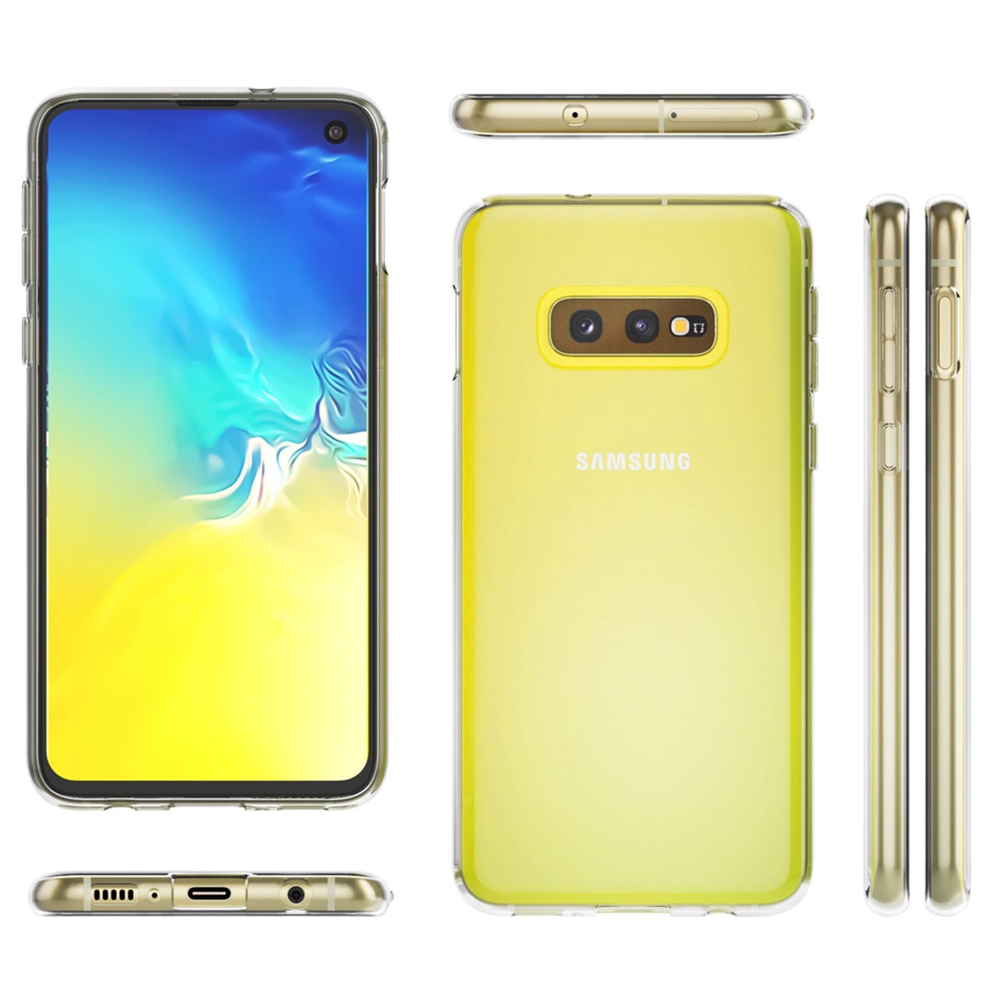 NALIA Hülle kompatibel mit Samsung Galaxy S10e, Motiv Handyhülle Slim Silikon Case Cover Schutzhülle Dünn Durchsichtig, Etui Handy-Tasche Backcover Transparent Bumper