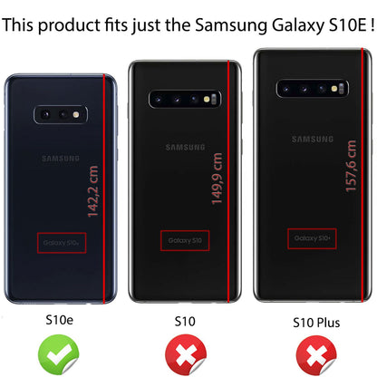 NALIA Hülle kompatibel mit Samsung Galaxy S10e, Glitzer Handyhülle Ultra-Slim Silikon-Case Back-Cover Schutzhülle, Glitter Sparkle Handy-Tasche Bumper Dünnes Bling Strass Etui Schutz