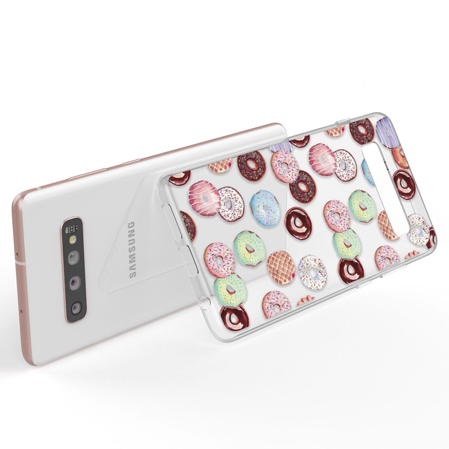 NALIA Handyhülle kompatibel mit Samsung Galaxy S10 Plus, Ultra-Slim Silikon Hülle Motiv Case Cover Crystal Schutzhülle, Durchsichtig Etui Handy-Tasche Backcover Transparent Bumper