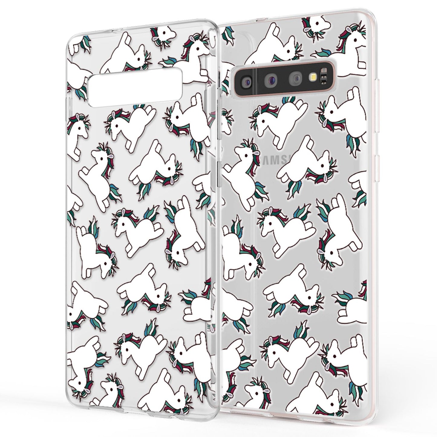 NALIA Handyhülle kompatibel mit Samsung Galaxy S10 Plus, Ultra-Slim Silikon Hülle Motiv Case Cover Crystal Schutzhülle, Durchsichtig Etui Handy-Tasche Backcover Transparent Bumper