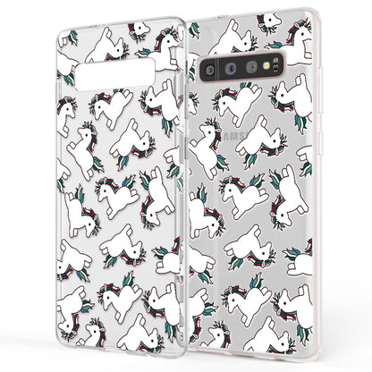 NALIA Handyhülle kompatibel mit Samsung Galaxy S10 Plus, Ultra-Slim Silikon Hülle Motiv Case Cover Crystal Schutzhülle, Durchsichtig Etui Handy-Tasche Backcover Transparent Bumper