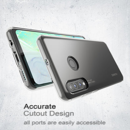 NALIA Transparente Silikonhülle für Huawei P30 Lite – Anti-Gelb & Rutschfest – GLAZE (Handyhülle Kristallklar, Schlank & Stoßfest) – Marke aus Berlin