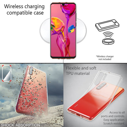 NALIA Hülle kompatibel mit Huawei P30 Pro, Motiv Handyhülle Ultra-Slim Silikon Case Crystal Cover Schutzhülle Durchsichtig Dünn, Handy-Tasche Backcover Transparent Bumper