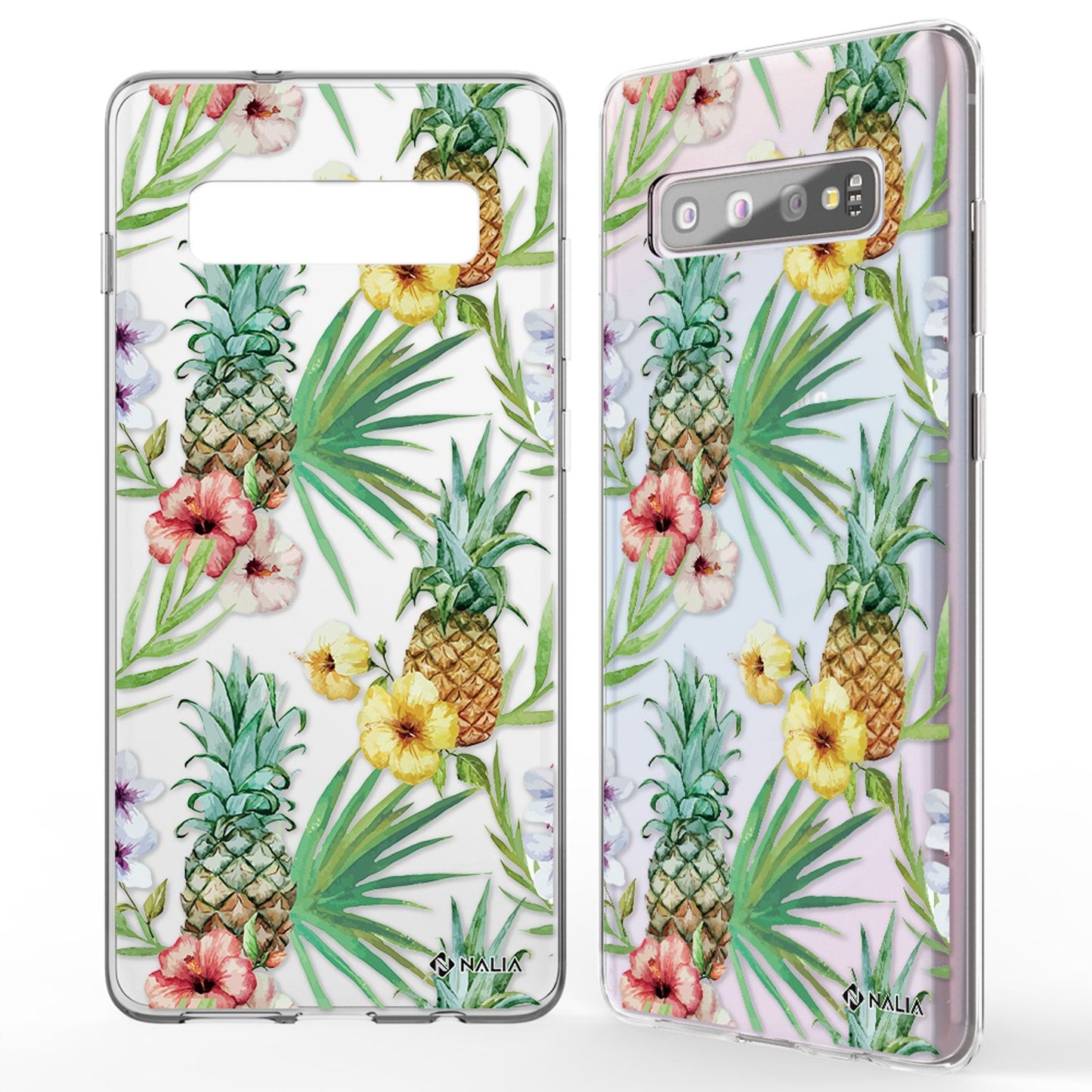 NALIA Handy Hülle für Samsung Galaxy S10, Slim Silikon Hülle Motiv Case Cover