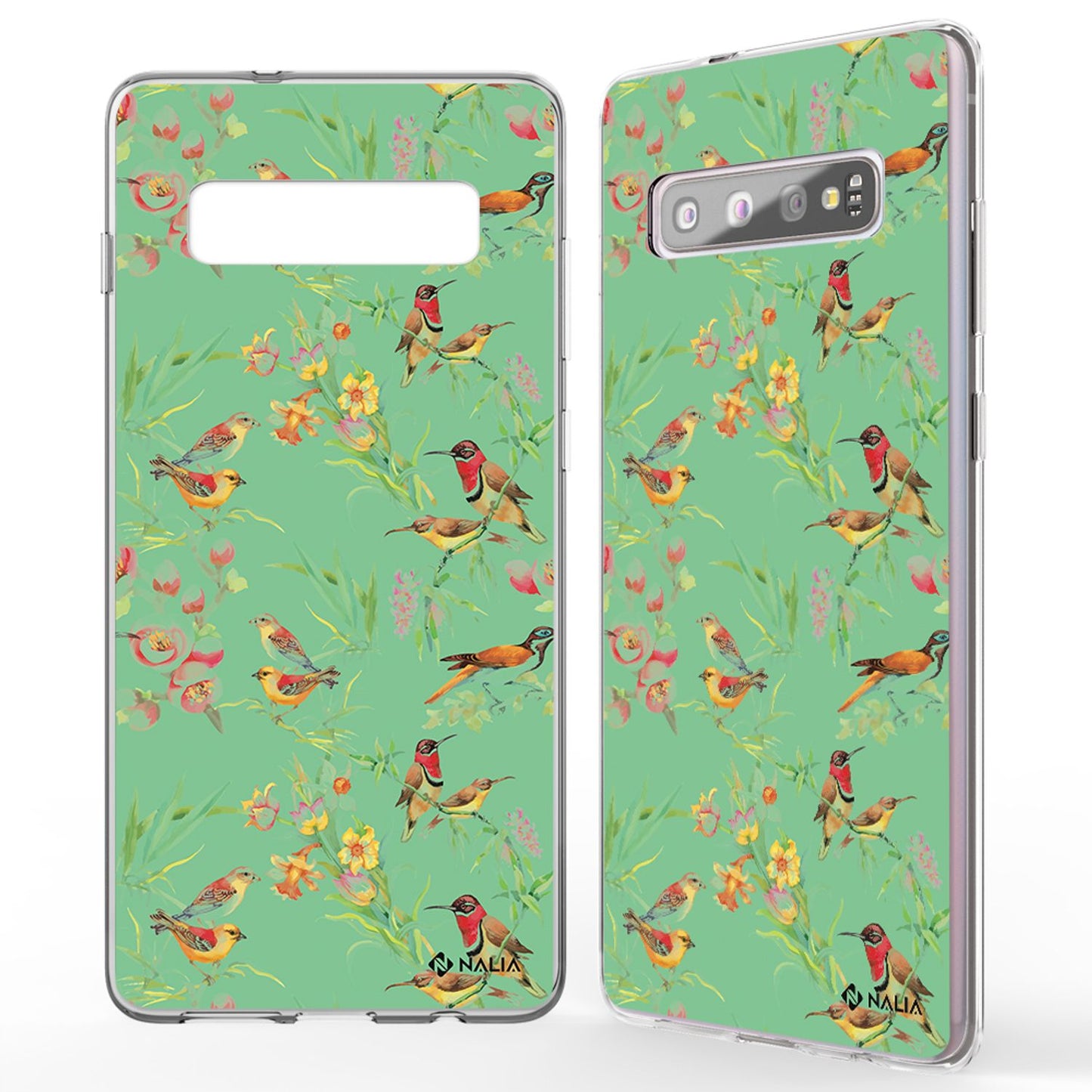 NALIA Handy Hülle für Samsung Galaxy S10, Slim Silikon Hülle Motiv Case Cover