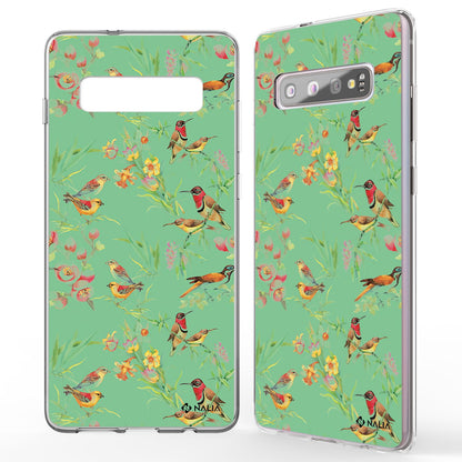 NALIA Handy Hülle für Samsung Galaxy S10, Slim Silikon Hülle Motiv Case Cover