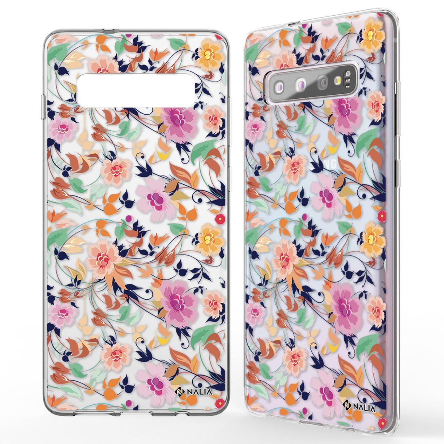 NALIA Handy Hülle für Samsung Galaxy S10, Slim Silikon Hülle Motiv Case Cover