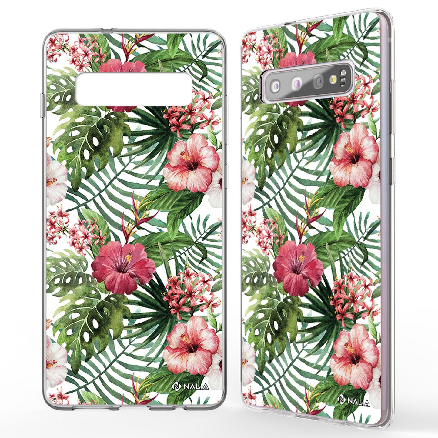 NALIA Handy Hülle für Samsung Galaxy S10, Slim Silikon Hülle Motiv Case Cover